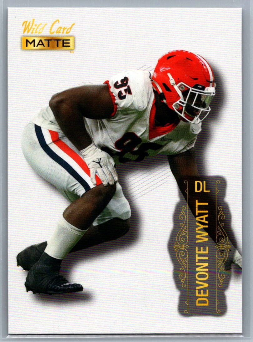 2022 Wild Card Matte #MB-39 Devonte Wyatt White