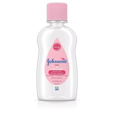 Johnson's Baby Oil, Pure Mineral Oil to Prevent Moisture Loss, Original 3 fl. oz