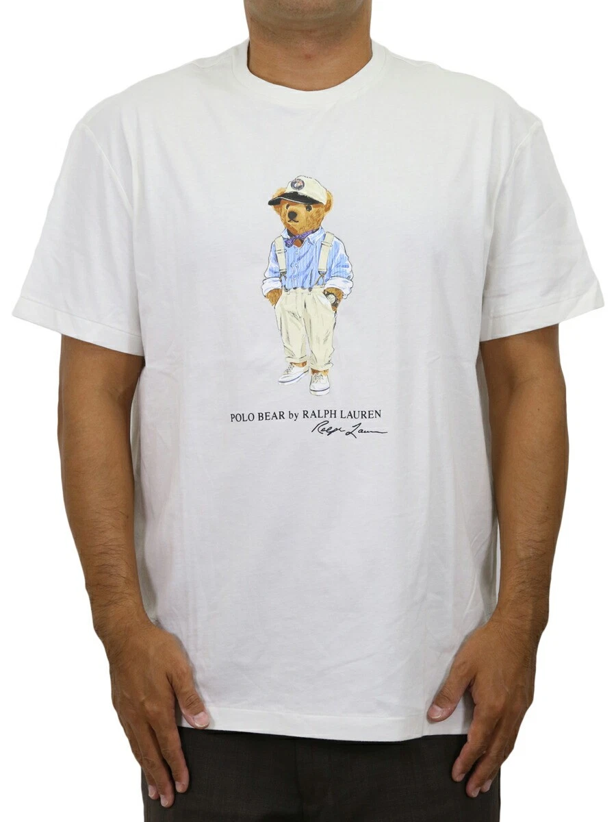 Polo Ralph Lauren Polo Bear Preppy Bear Classic Fit Crewneck T-Shirt - White