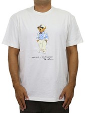 Polo Ralph Lauren Polo Bear Preppy Bear Classic Fit Crewneck T-Shirt - White