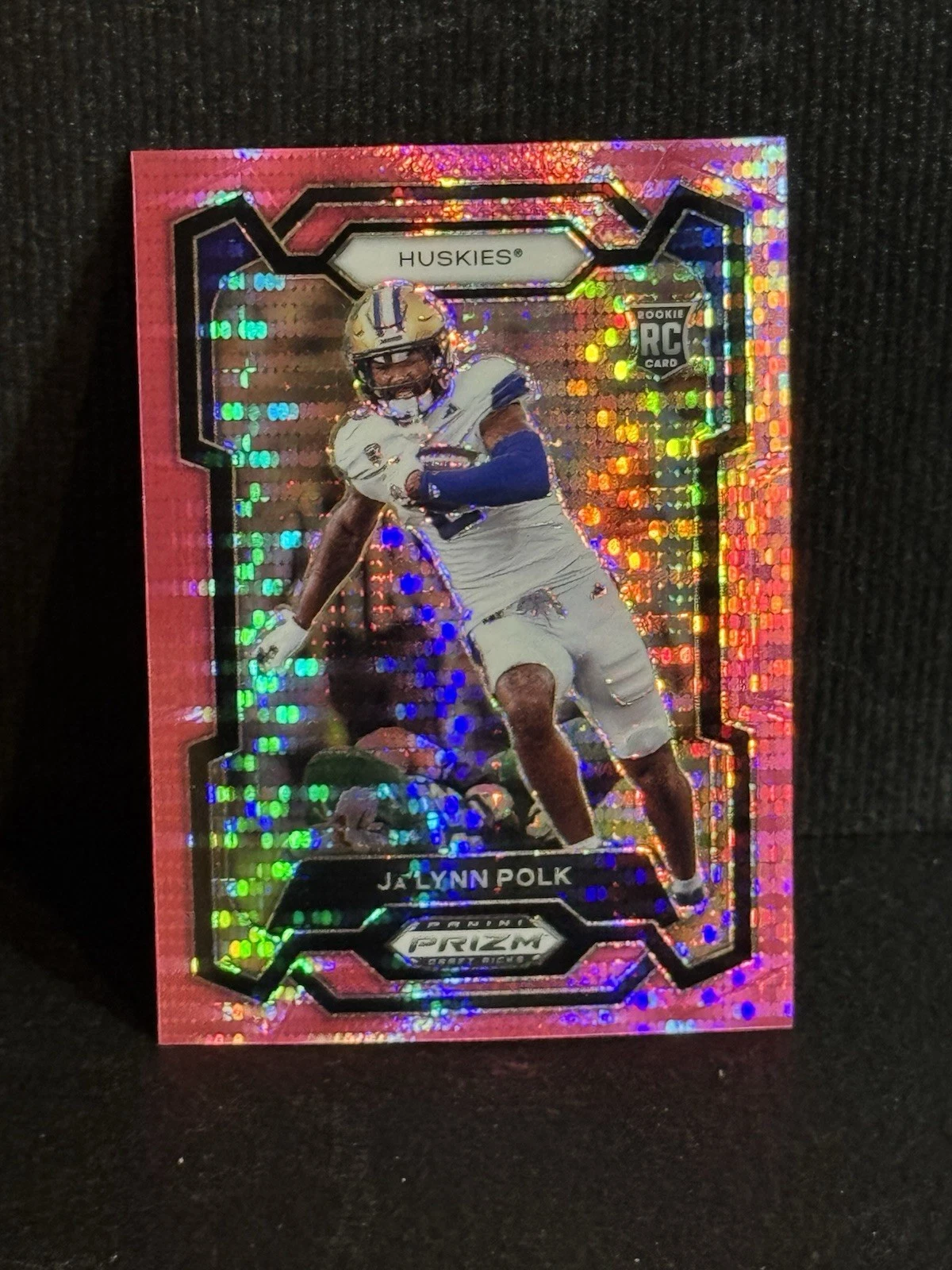 Ja'Lynn Polk Panini Prizm Draft Picks #177 Green Pulsar