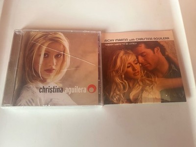 Christina Aguilera 2 CD Lot! Self Titled & Nobody Wants To Be Lonely CD Single!