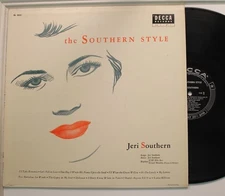 Jeri Southern Lp The Southern Style On Decca - Vg++ To Nm!/ Vg++