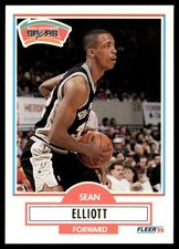 1990-91 Fleer Sean Elliott Rookie San Antonio Spurs #171