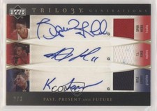 2006-07 Upper Deck Trilogy 2/3 Spud Webb TJ Ford Kyle Lowry #GMA-WFL Auto 0c3