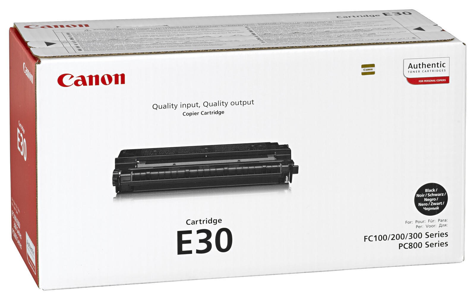 Оригинальный тонер Canon FC-E30 schwarz емкостью 4000 Мл 1491A003 31790₽