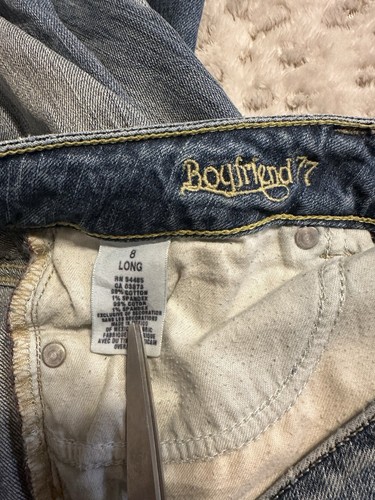 American Eagle Favorite Boyfriend Jeans Women's 8 Long Low Rise 90's Y2K T11 - Picture 6 of 7