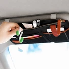 Car Organiser Sun Visor Storage Pouch Pocket Wallet Documents Cards Accessories