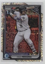 2024 Bowman Draft Chrome Sparkle Refractor /200 Cole Messina #BDC-9