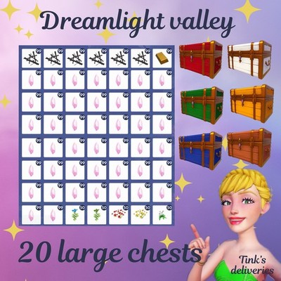 Dreamlight Valley Resources   20 große Truhen