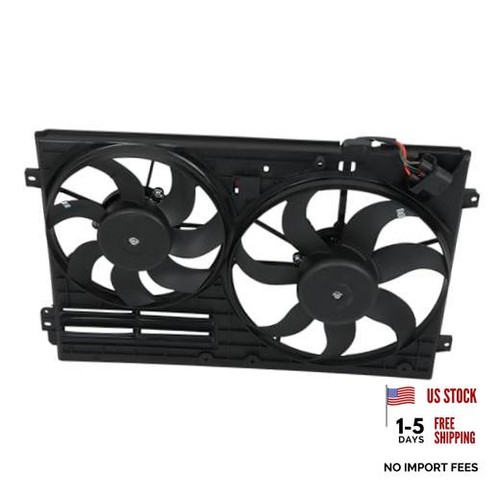 Engine Radiator Cooling Fan Assembly VW3120100 Replacement for Jetta Passat