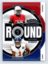 2024 Panini Contenders #2 Malik Nabers Marvin Harrison Jr. RC Round Numbers