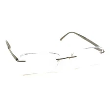 Silhouette 7779 60 6061 Titanium Gunmetal Gray Rimless Eyeglasses Frames 19 140