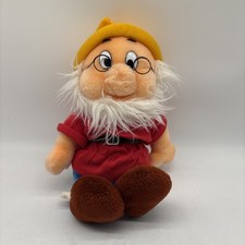 Snow White Seven Dwarfs Disney Doc Sun Star Plush 9" Stuffed Toy Doll Japan 