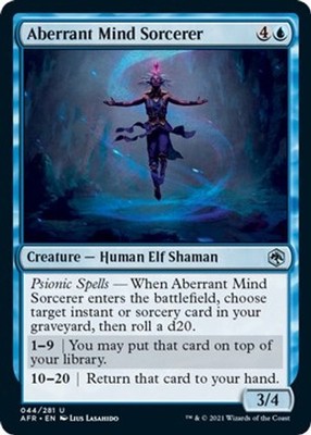 NM - Aberrant Mind Sorcerer [AFR - 44] Adventures in the Forgotten Realms