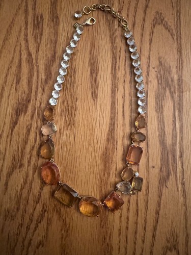 Bellissimo vetro effetto citrino BR Banana Republic Topazio? Collana Tenuta 19" - Foto 2 di 6