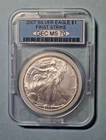 2007 Silver Eagle First Strike Dollar!
