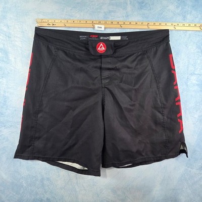 Gracie Barra Equipe Edition MMA Fight Shorts Mens 44 Black Red BJJ Grappling