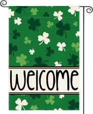 AVOIN colorlife St Patricks Day Garden Flag 12x18 Inch Double Sided Outside, Sha