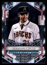 2021 Bowman Chrome Jordan Lawlar Rookie Draft Night RC #BDN-4 Baseball Card