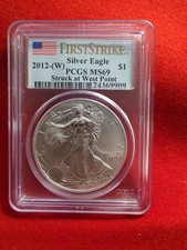 2012 (W) Silver Eagle 1oz Silver US coin