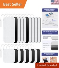 TENS Unit Replacement Pads 20 Pack Self-Adhesive Electrodes 2x2 2x4 Inches