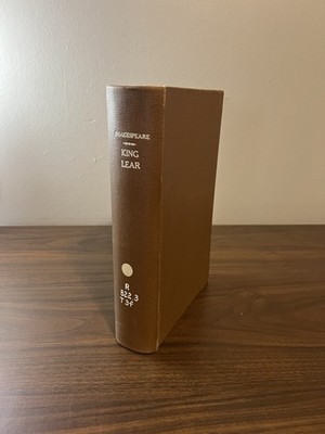 New Variorum Shakespeare King Lear By Furness Horace 1908 Antique Vintage