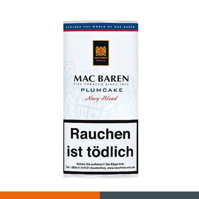 5 x 50g Mac Baren Plumcake Navy Blend Pfeifentabak Packung Pipe Tobacco