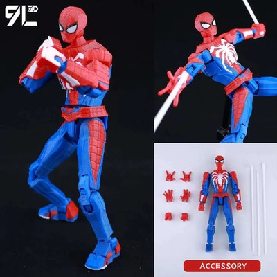 9L3D T13 Spider-Man Game 1 1/12 LUCKY13 Multi-Jointed Action Figure Mannequin