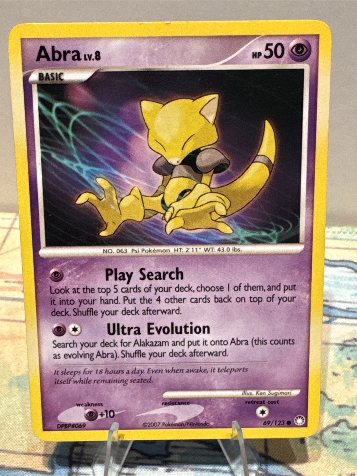 Abra 69/123 Mysterious Treasures Regular