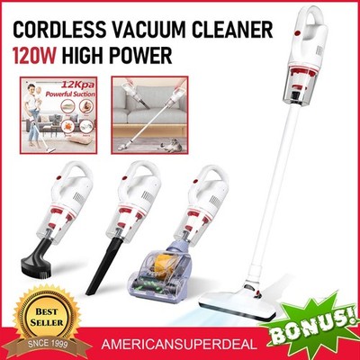 Cordless Vacuum Cleaner 4 IN1 Rechargeable Lightweight Stick Vacuum Cleaner Home