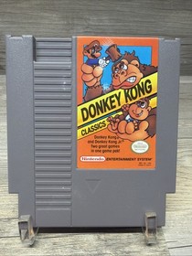 Nintendo NES Donkey Kong Classics Game Cartridge 1985 w/ Manual Tested