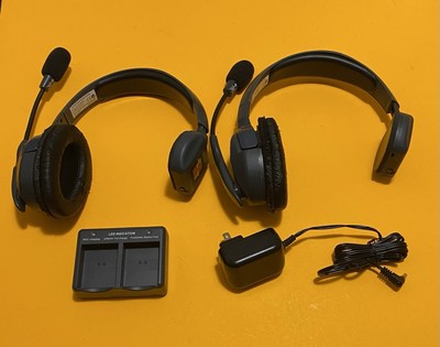 Eartec Ultralite HD Wireless Headset Communication System 2 person with charger