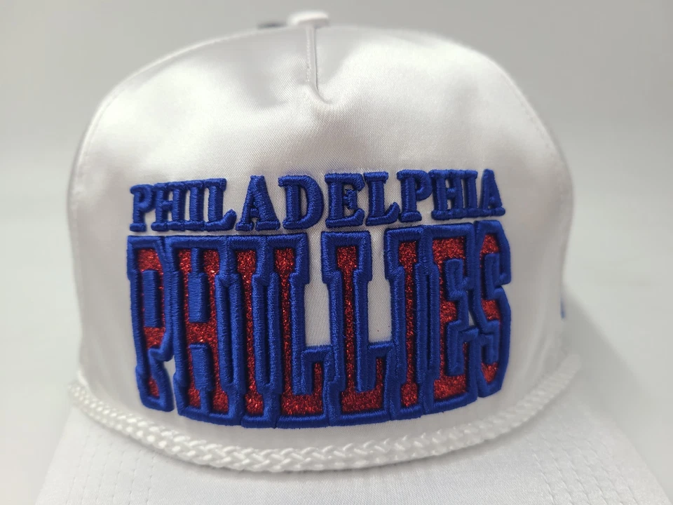 Women Philadelphia Phillies 47 Brand Hitch Outspoken Rope Snapback Hat Cap MLB - Image 4 of 4