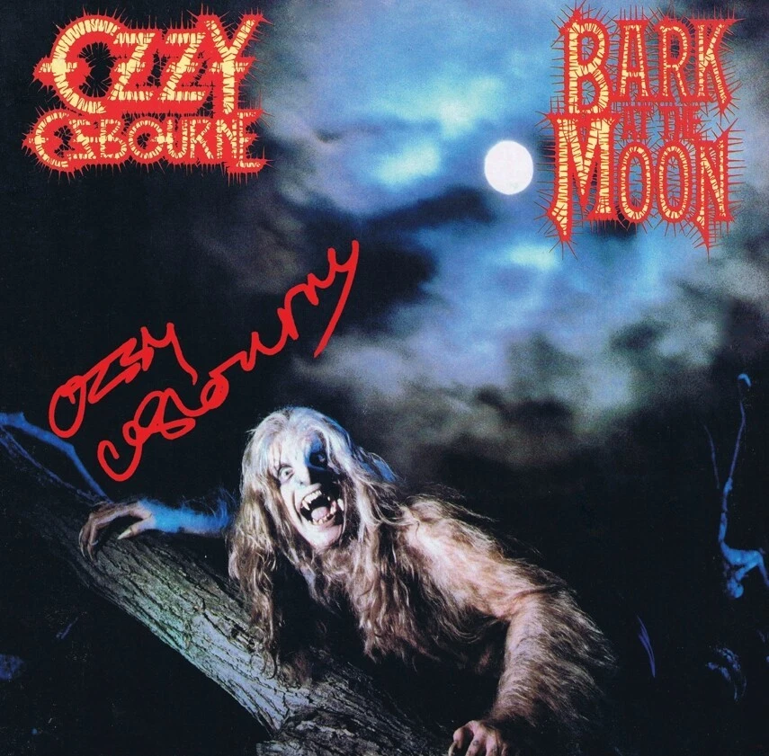 Ozzy Osbourne Framed Cherry wood Reproduction Signature LP Record Display. "M4" - Image 2 of 4