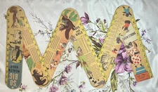 Vintage 1945 W.H. Greene Co. So Big Health Rule Height Chart for Children