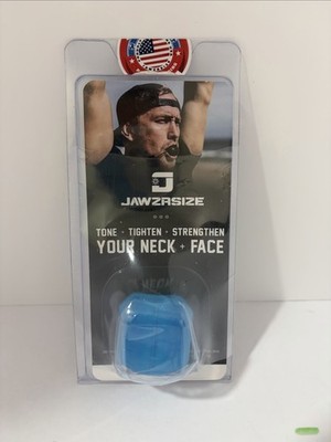 Jawzrsize Jaw Face Neck Exerciser - Define Your Jawline Blue