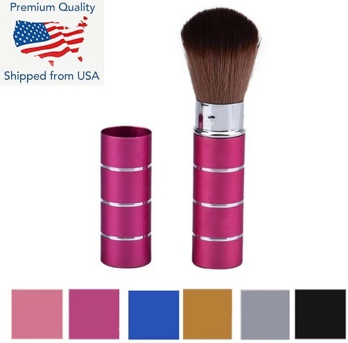 Base en polvo facial retráctil Kabuki maquillaje cosmético cepillo rubor - tú eliges Foto 2 de 4