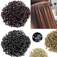 6mm Micro Link Ring For I Tip Micro Loop Ring Hair Extension Nano Beads Silicone