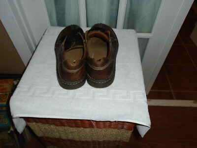 Dr. Doc Martens 8B16 Brown Leather Split Toe Casual Oxfords  display picture 1
