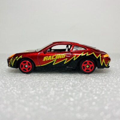 MotorMax (6019) Porsche 996 Diecast 1:64 Metallic Red with Red