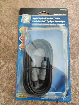 Digital Optical Toslink Cable, 6'