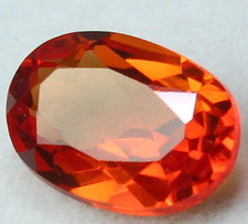 Natural 3.35 Ct Certified Tanzania Orange Tanzanite 10x8 MM Oval Loose Gemstone