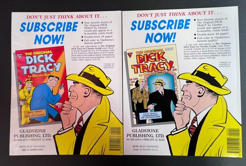 Original Dick Tracy Comic Album #1-2 Gladstone Comics 1990 - Picture 2 of 2
