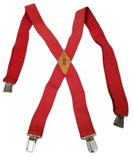 Levis Suspenders Clip Adjustable Men's Red Vintage Accessories Clothing