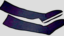 Compression Stockings Knee-High Black 1 Pair Size Large