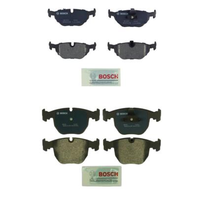 Bosch QuietCast Front & Rear Metallic Disc Brake Pads Kit For E39 530i 540i Base