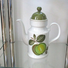 Kaffeekanne - Winterling - Porzellan - Marktleuthen 1,2 l - grün