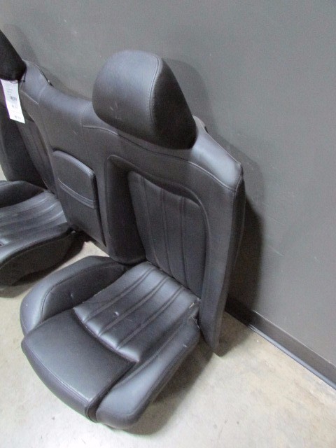 Maserati Granturismo, Rear Seat Assembly, Black Leather, Used 