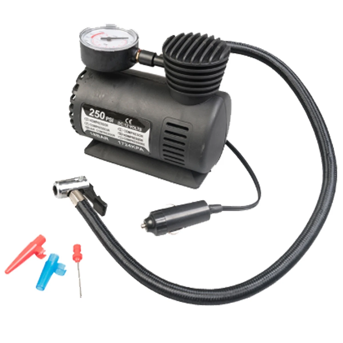 Mini compresseur d'air électrique pour voiture, 12V, 300psi, pompe